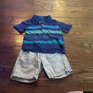 Toddler Polo and shorts